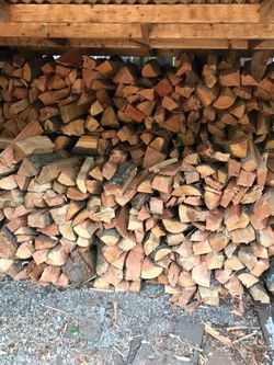 Dry Firewood Fir Maple Alder Cherry Quarter Half Cords 