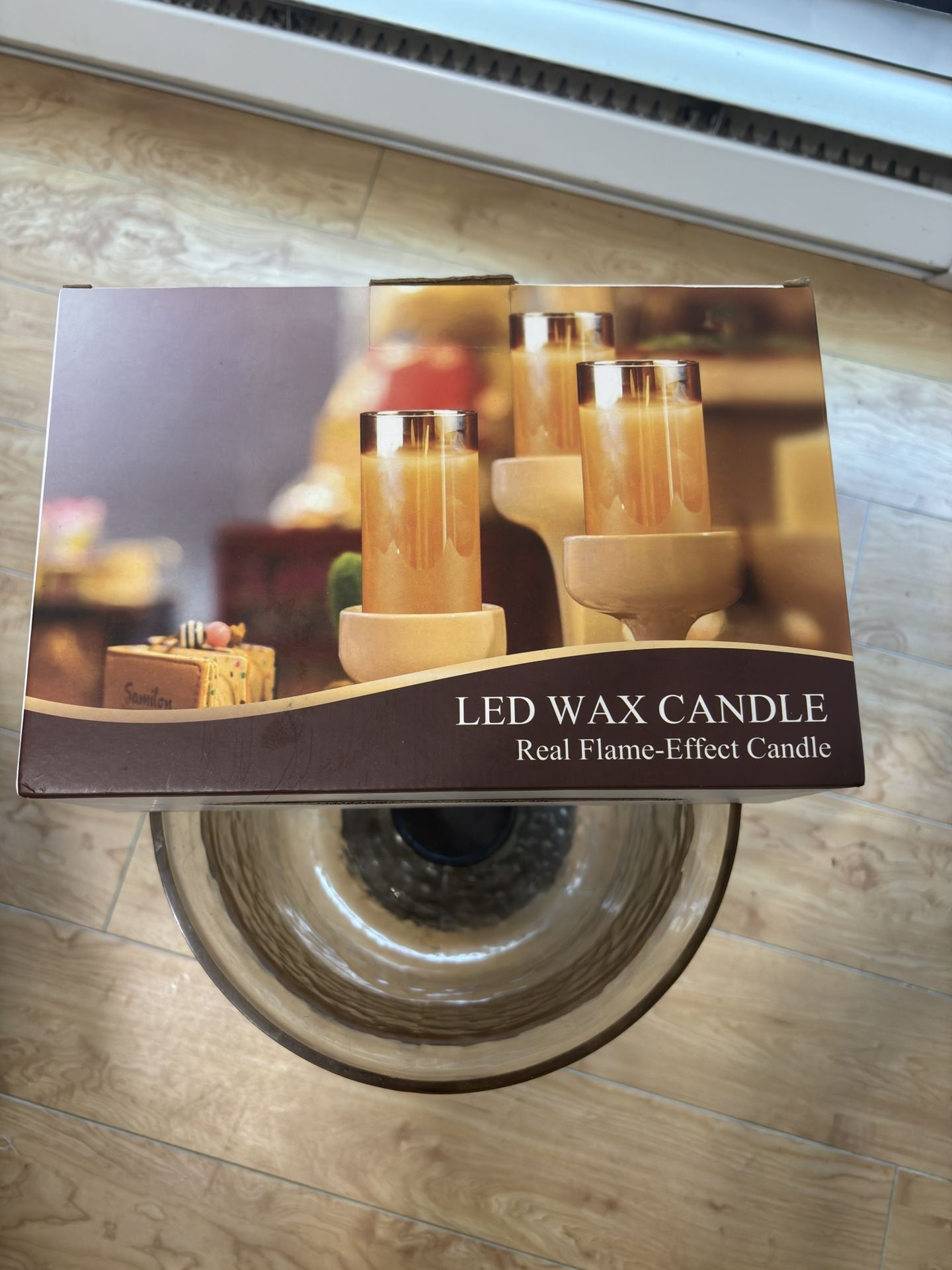 Candle holder with candles