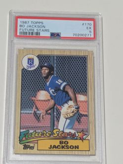 1987 Topps Future Stars Bo Jackson #170 Kansas City Royals Trading card