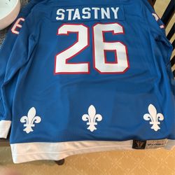 Peter Stastny Quebec Nordiques Jersey Size Xl