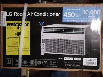 LG 10,000 BTU Smart WiFi window air conditioner