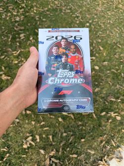 2026 Topps Chrome Formula 1 Hobby Box – Factory Sealed – $650