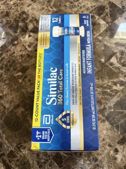 NEW in box Similac 360 Total Care 12ct ready to feed bottles