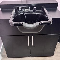 Portable Shampoo Bowl With Chair And Water Heater 