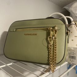 Michael Kors Green Crossbody Bag
