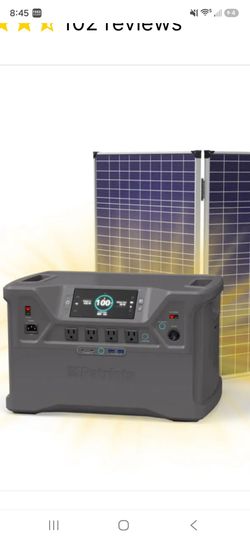 Patriot Power Solar Generator 2500X