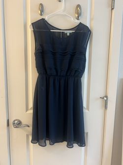 Navy Blue Cocktail Dress