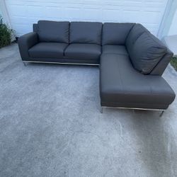 Leather Couch w/ Chaise