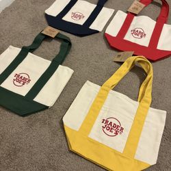 Trader Joe’s Mini Canvas Tote Bags