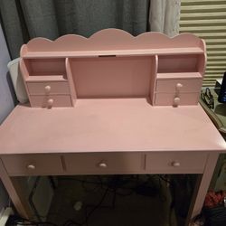 Pink Girls Desk