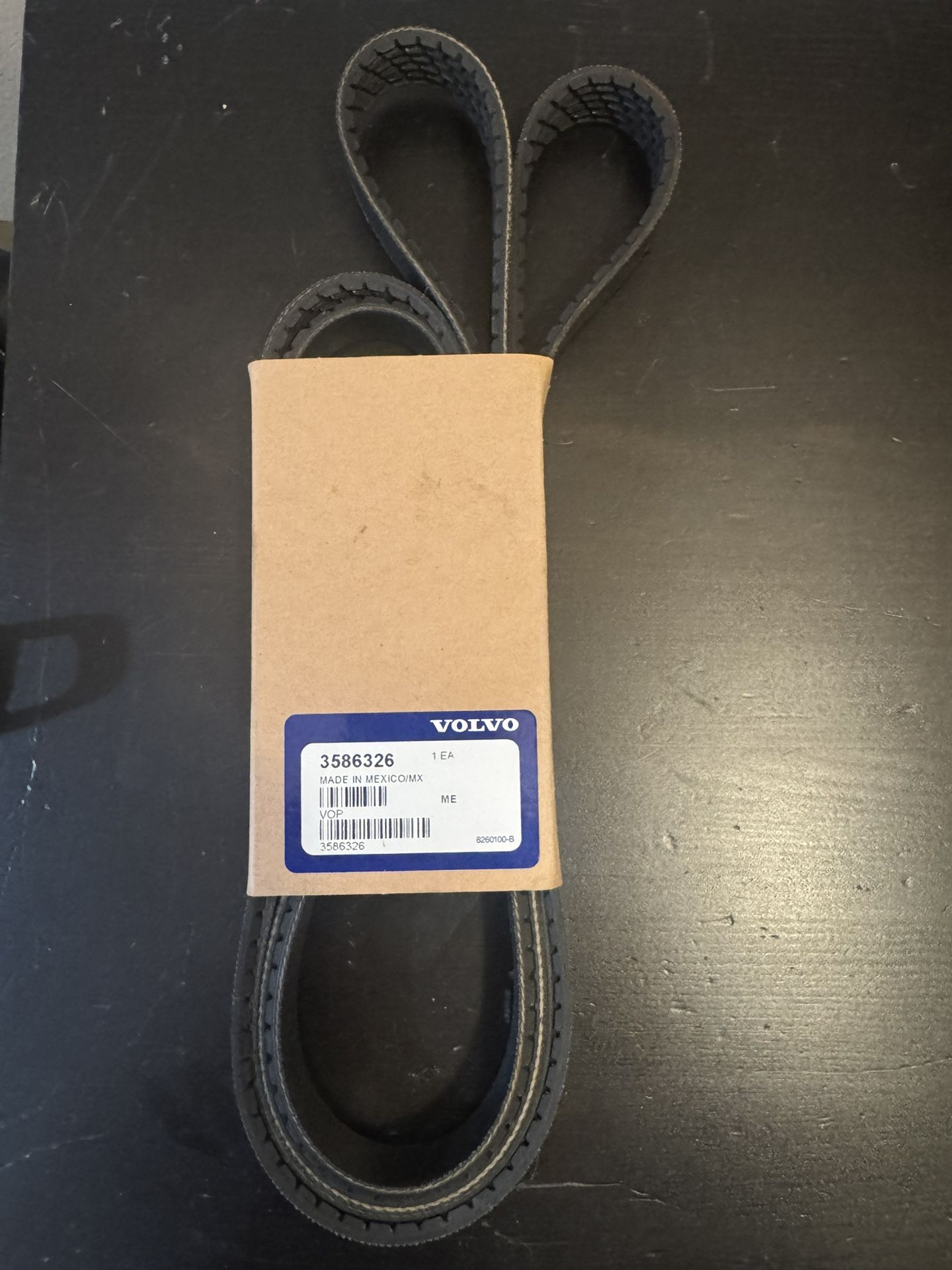 Volvo Penta Oem Serpentine Belt Part#3586326
