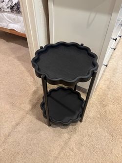 Scalloped Side Table