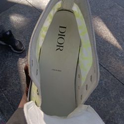 Dior  Oblique Yellow Sneakers