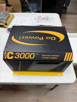Go Power GP-IC3000-12-PKG IC Series 3000-Watt Inverter Charger w/Remote 