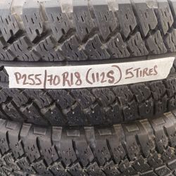 Tire's 255/70R18 (112S)