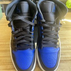 Jordan 1 Mid Hyper Royal (2021) size 9.5