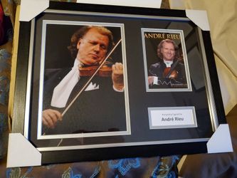 Andre Rieu Personally Signed Framed Display