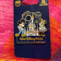 50th Anniversary WaltDisney World (WDW) Authentic Trading Pin