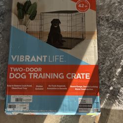 Vibrant Life 42” Dog Crate – NEW in Box – Large Size