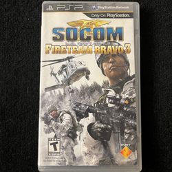 SOCOM US Navy Seals Fireteam Bravo 3 (Sony PlayStation Portable PSP)