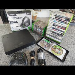 Microsoft Xbox One X 1TB Console w/ Games And Accessories.