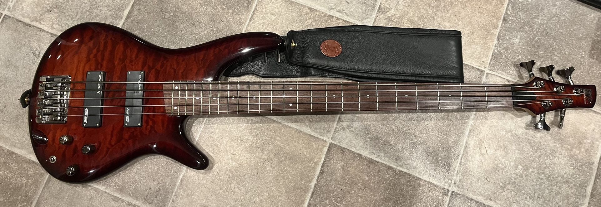 Ibanez SR405QM-CNB Soundgear Standard Bass- Charcoal Brown