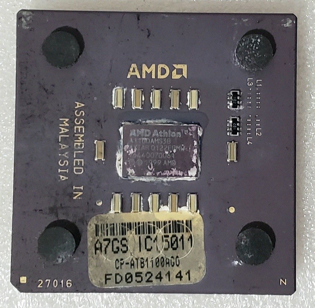 AMD Athlon A1100AMS3B 1100MHz 256KB Socket A/462 CPU Processor 1.1GHz