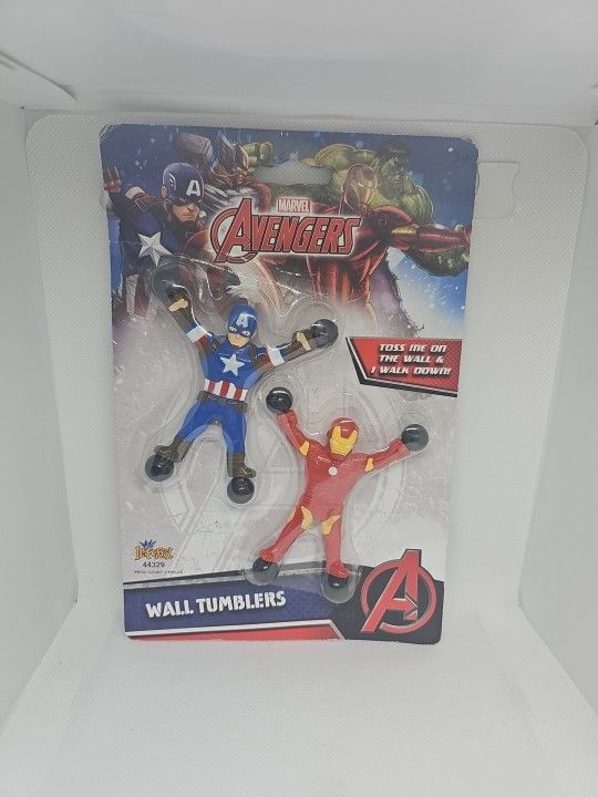 Wall Tumblers Captain America Iron Man Marvel Avengers #44329 2 Pc Imperial 2017