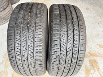 Two Tires 255/50/19 Continental Cross Contact LX Sport with 90% Left Excellent deal