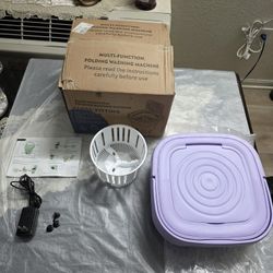 Portable Washing Machine for Apartments, Upgraded 8L Mini Folding Washing Machine Portable