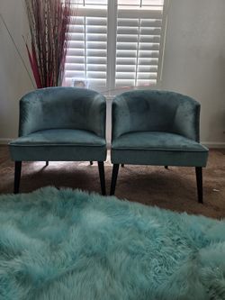 Velvet chairs