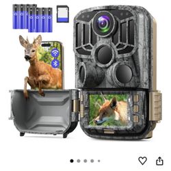 Brand New DEATTI 4K WiFi Trail Camera – 48MP Wildlife/Security Camera