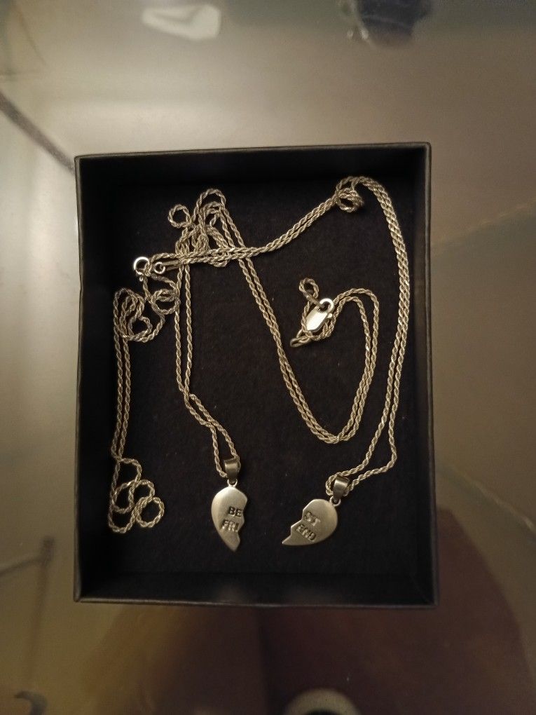 Two 925 Sterling Silver 1mm Rope Chain