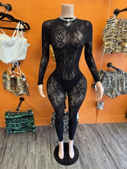 Women’s mesh jumpsuit