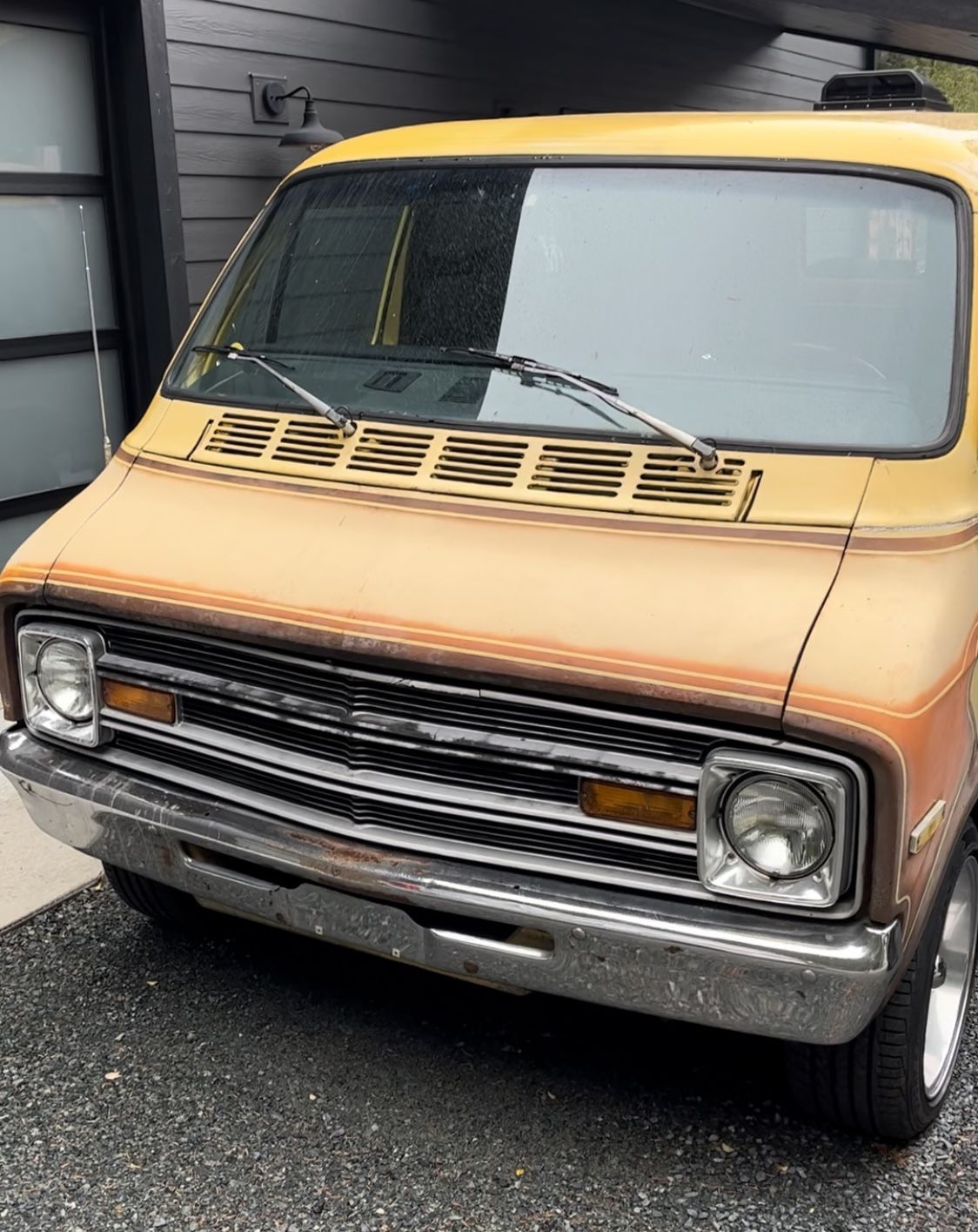 1977 Dodge Van Front Bumper, Boogie Van Parts Street Van Shorty Van