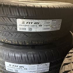 Brand New Tires (4) # 235/55ZR 20