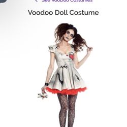 Women’s Size Large Voo Doo Halloween Costume