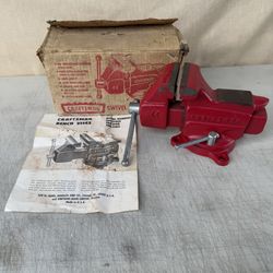 VINTAGE CRAFTSMAN 3-1/2” SWIVEL VISE Made in USA