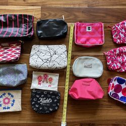 14 Pcs Estée Lauder Lancôme Clinique Etc Cosmetics Bags