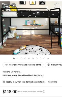 Twin loft bed