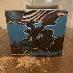 Pokemon Black Bolt Elite Trainer Box Factory Sealed