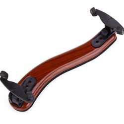 Violin Shoulder Rest 1/2 Collapsible Adjustable 1/2 Size Violin niversal Type Violin Parts soft Safety Easy to use, High strength sponge Wood grain