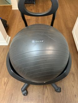GAIAM Balance Ball Work Chair $35 Only