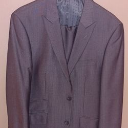 Men's Grey English Laundry Dress Suit 40 Jacket 33/36 Pants Worn Ounce Like New !