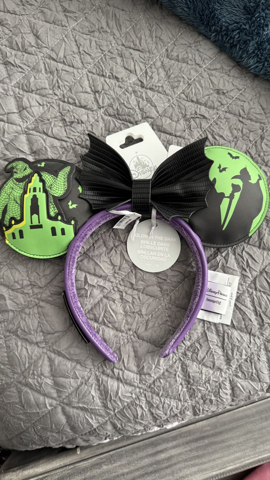 EXCLUSIVE DisneyParks DCA '24 Oogie Boogie Bash Loungefly Ears Headband