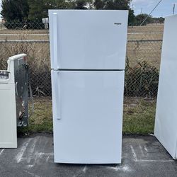 White whirlpool fridge