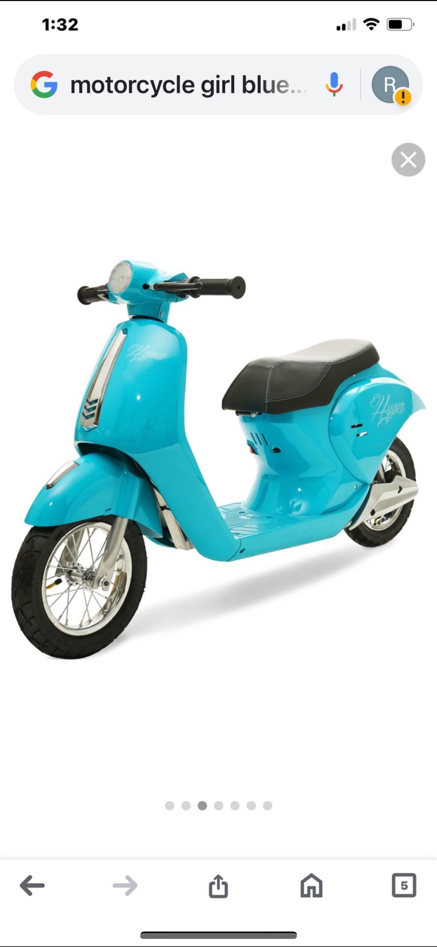 Motorcycle Hyper Electric 24v Girl New