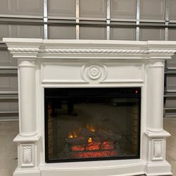 Big Electric Fireplace Tv Stand