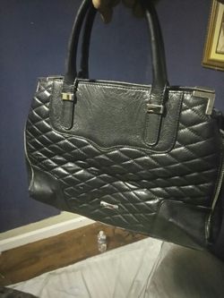 Leather Rebeccaminkoff bag for women