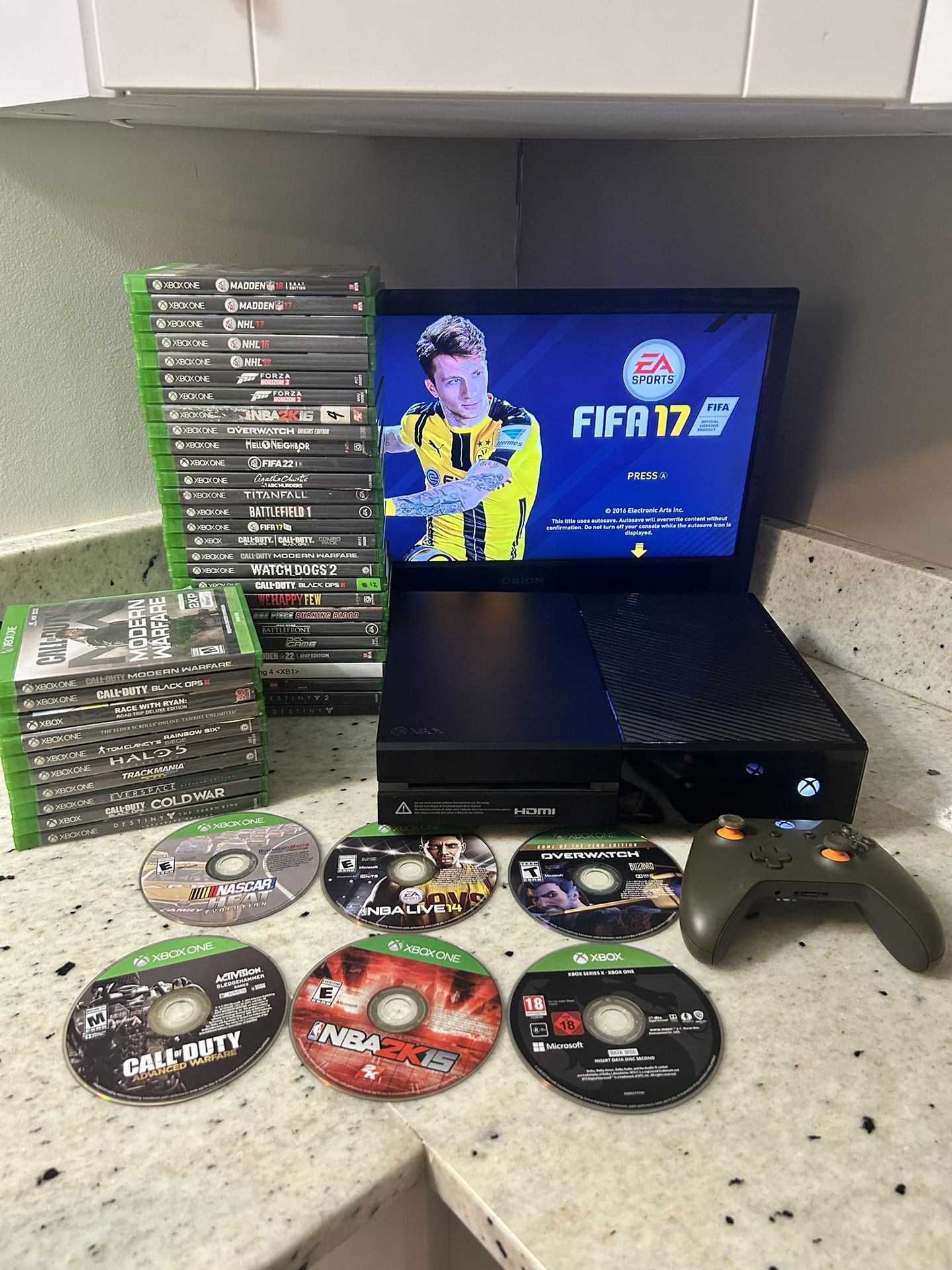 Microsoft Xbox one Model Matte Black Video Game Console System 1TB